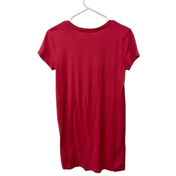 Polo Ralph Lauren Pink Salmon Short Sleeve Shirt Mini Dress Spring size S Casual - Picture 3 of 12